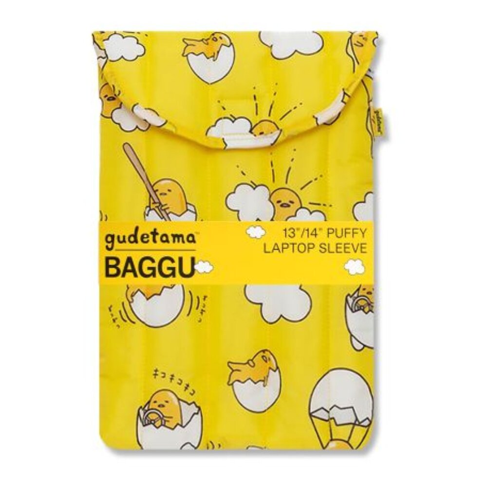 NWT Baggu Puffy Laptop Sleeve 13"/14" - Gudetama